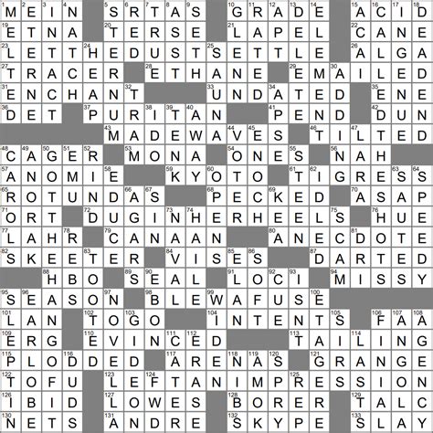 la times crossword puzzle answers today|latimes crossword answers for today.